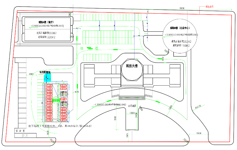 沉井法地下停车库项目：九亭镇政府立体停车库